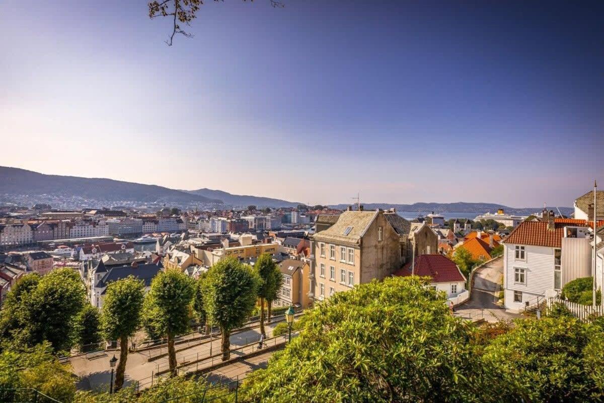ברגן Dinbnb Apartments I 350M To Bryggen I Renovated 2023 I Quiet Top Apart מראה חיצוני תמונה